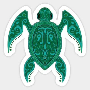 Fancy Sea Turtle Sticker